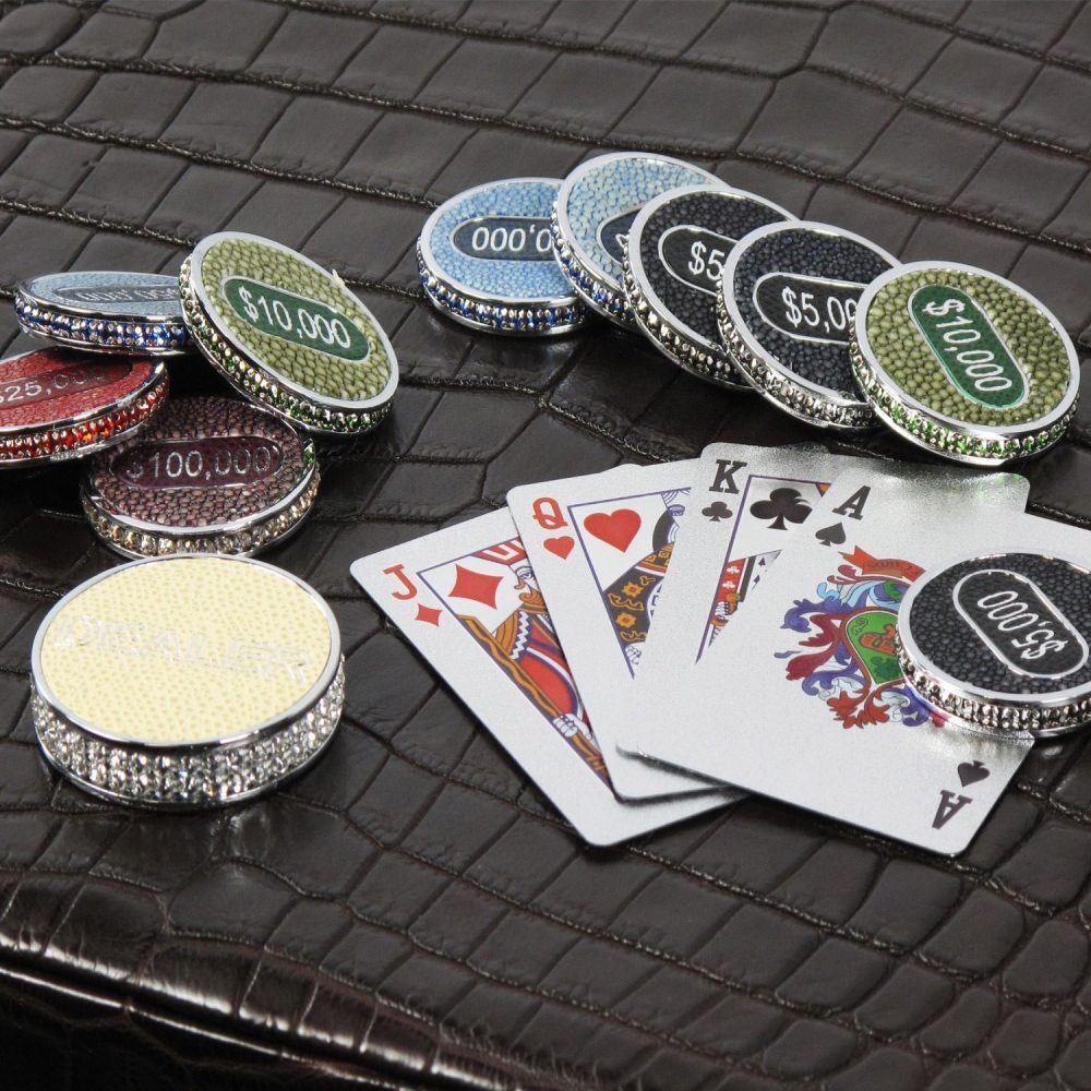 Luxury poker set from Geoffrey Parker