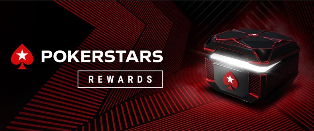 This image shows the online homepage of PokerStars Rewards.