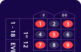 Roulette Table Layout