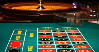 Roulette table