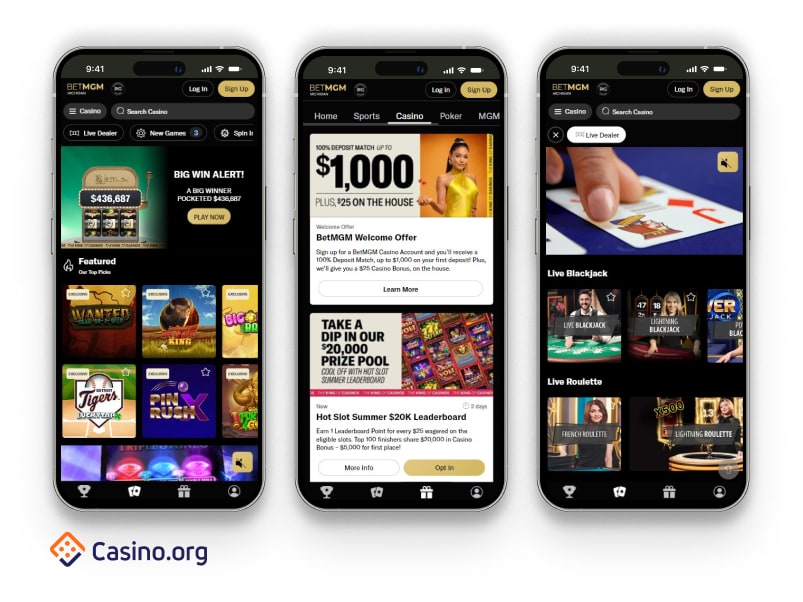 BetMGM Michigan casino app