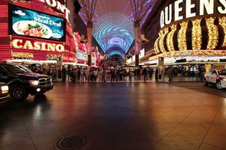 Fremont Street Experience barrier security