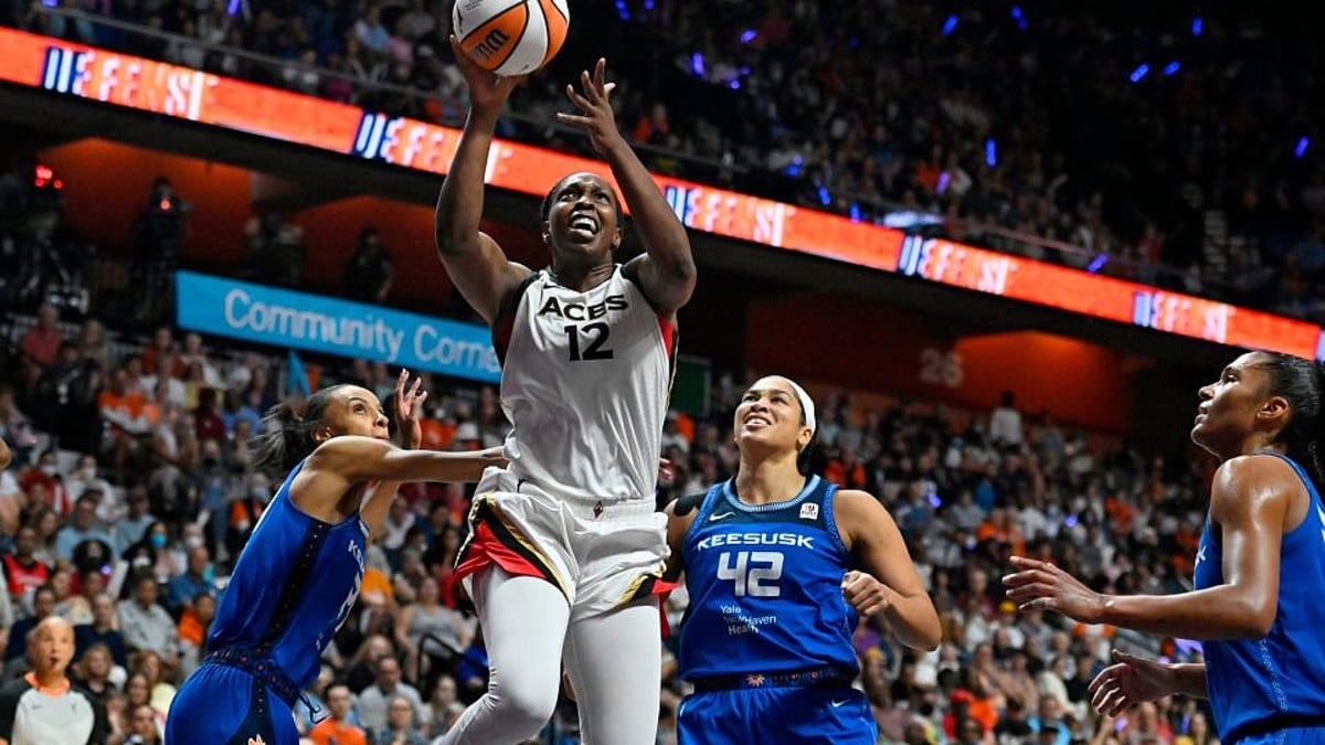 Chelsea Gray Las Vegas Aces WNBA champs